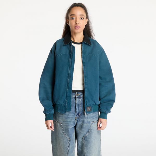 Bunda Carhartt WIP OG Santa Fe Jacket UNISEX Deep Lagoon/ Black Stone Canvas XXL