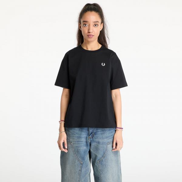 Tričko FRED PERRY Crew Neck T-Shirt Black 34