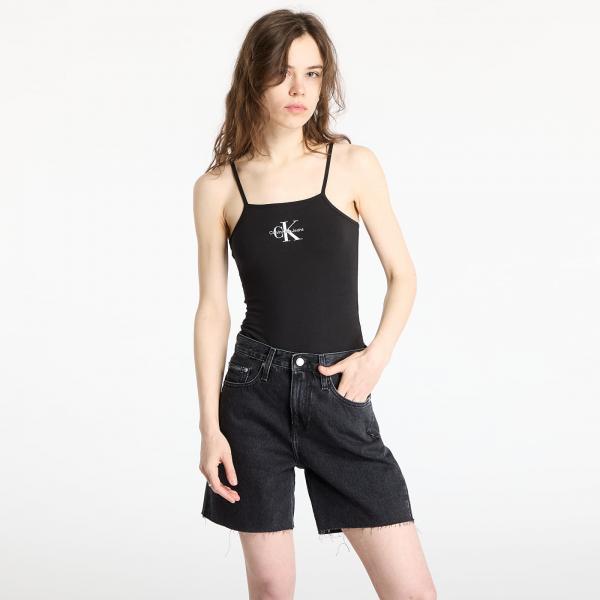 Body Calvin Klein Jeans Monologo Strappy Body Black M
