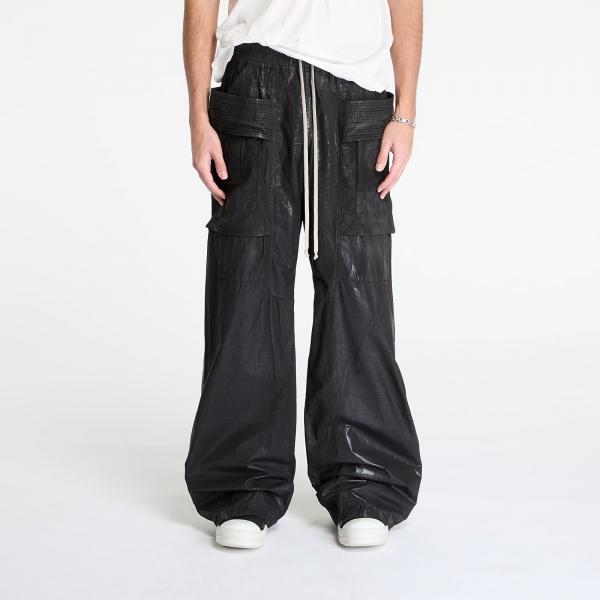 Kalhoty Rick Owens DRKSHDW Creatch Wide Cargo Drawstring Pant Black XL