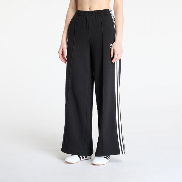Tepláky adidas 3 Stripes Wide Leg Loose French Terry Pant Black M
