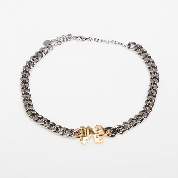 Palm Angels Pa Monogram Chain Necklace Silver/ Gold Universal