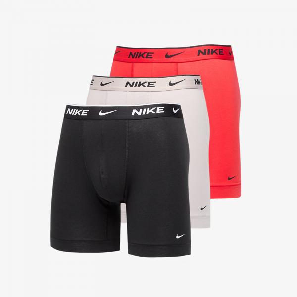 Trenky Nike Everyday Cotton Stretch Boxer Brief 3-Pack Multicolor S