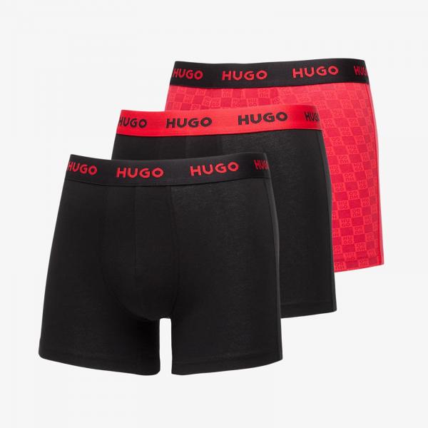 Boxerky Hugo Boss Cotton Stretch Boxer Brief 3-Pack Multicolor M