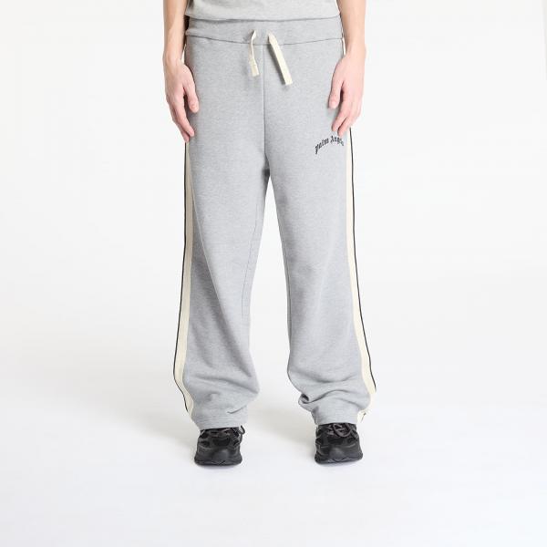 Palm Angels Curved Logo Track Sweatpants Grey Melange M