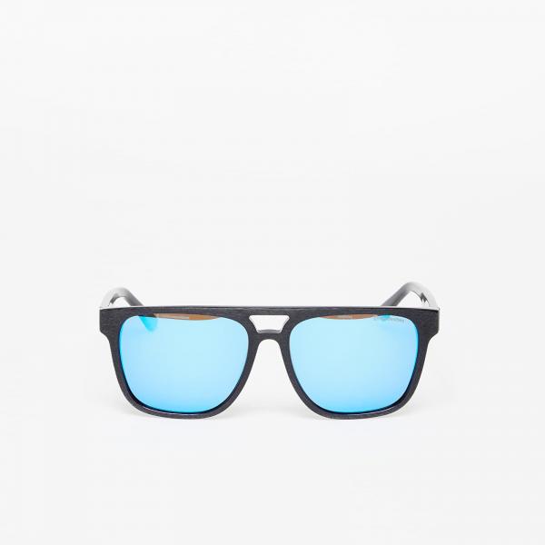 Sluneční brýle Horsefeathers Trigger Sunglasses Brushed Black/ Mirror Blue Universal