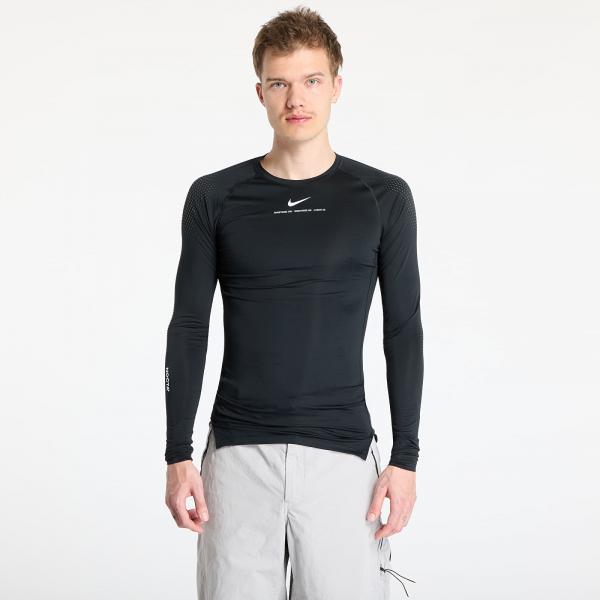 Tričko Nike x NOCTA Men's Long-Sleeve Base Layer Basketball Top Black/ White/ Anthracite/ White S