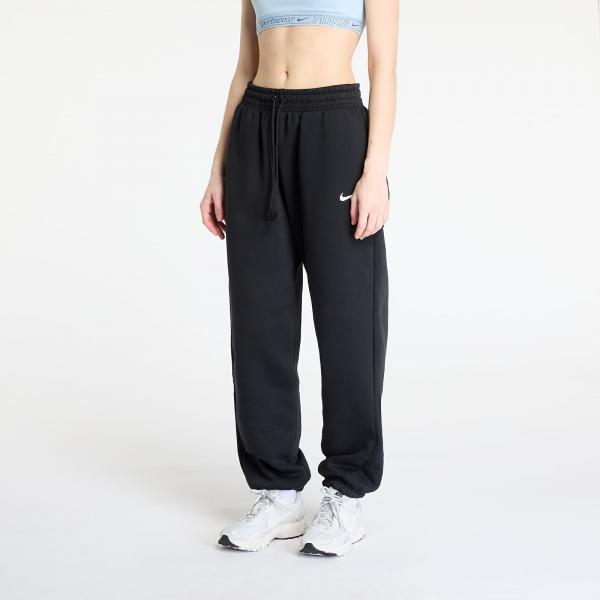 Tepláky Nike Sportswear Phoenix Fleece Women's High-Waisted Oversized Sweatpants Black/ Sail XL