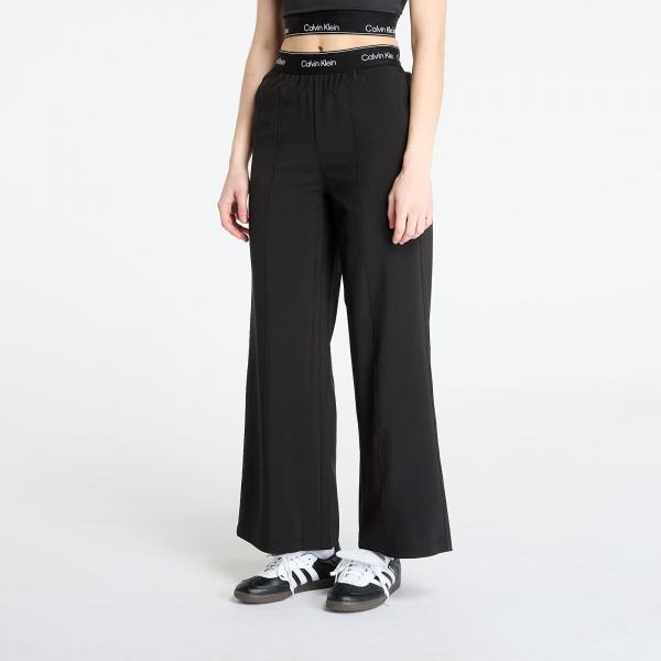Kalhoty Calvin Klein Sport Wo - Wide Leg Pant Black M