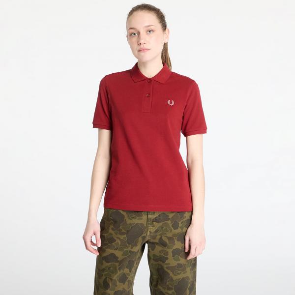 Tričko FRED PERRY The Shirt Burnt Red / Putty Pink 36