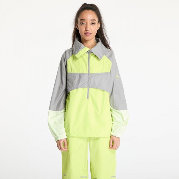 Větrovka adidas x Stella McCartney Pull-On Jacket Green/ Bahia Glow/ Dove Grey XS
