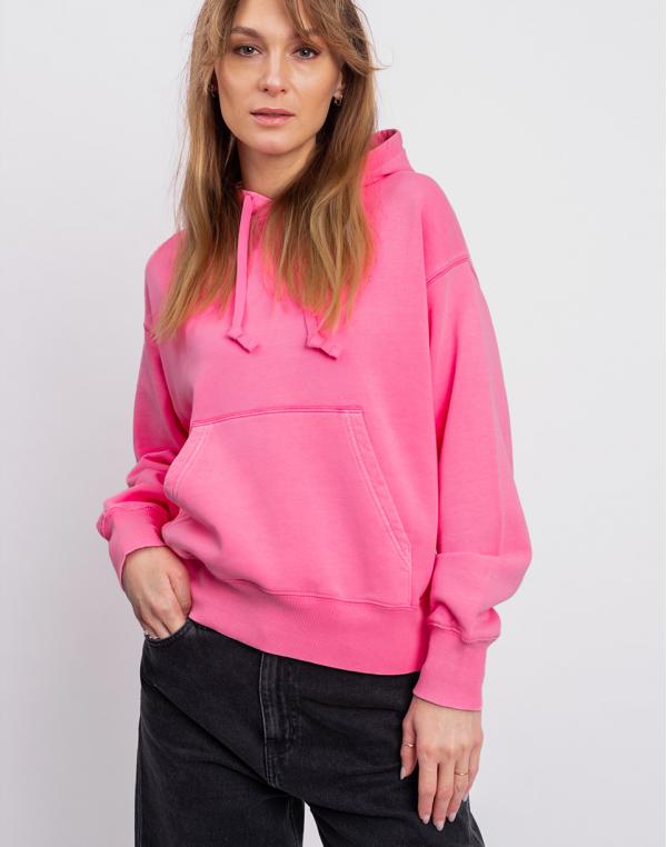 Carhartt WIP W' Hooded Lumo Sweat Lumo pink garment dyed XS