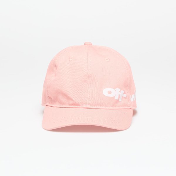 Kšiltovka Off-White Kids Type Graphic Baseball Cap Pink/ White II