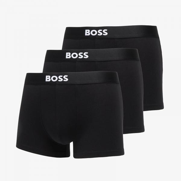 Boxerky Hugo Boss Trunk 3-Pack Boss One Black S