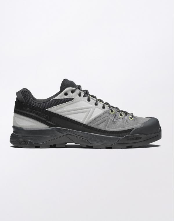 Salomon X-Alp Leather Black/Castlerock/Citron 42