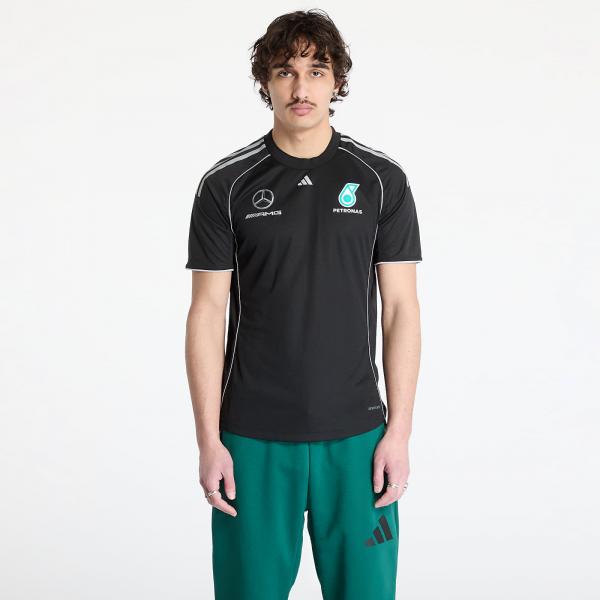 Dres adidas x Mercedes AMG Petronas F1 Team Mechanics Jersey Black/ Black/ Reflective Silver L