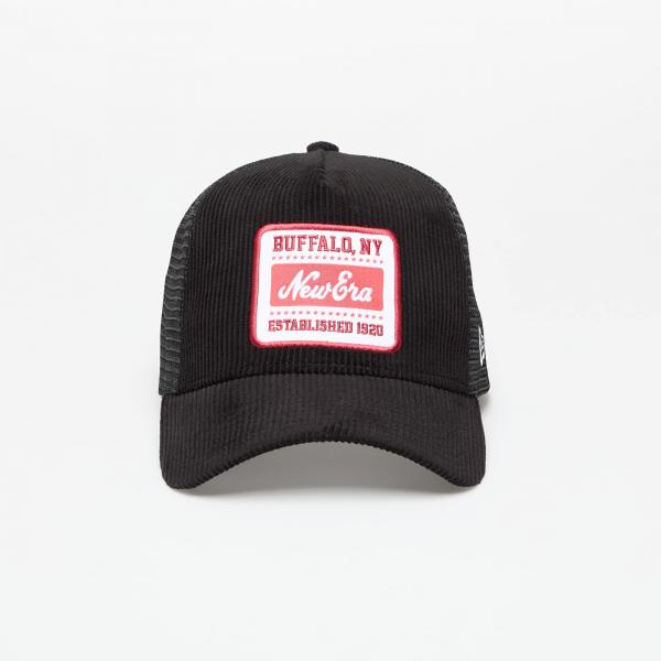 Kšiltovka New Era 9FORTY A-Frame Trucker Adjustable Cap Patch Cord Black Universal