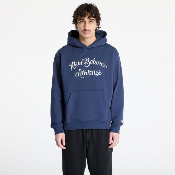 Mikina New Balance Athletics Relaxed League Hoodie Blue XL