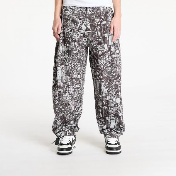 Pyžamo Marcelo Burlon Aop Mech Baggy Pajama Pants Dark Grey Me S