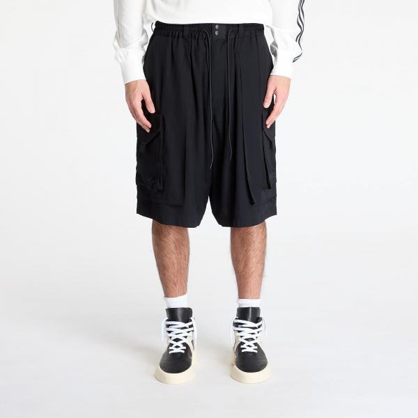 Šortky Y-3 Rayon Twill Shorts Black M