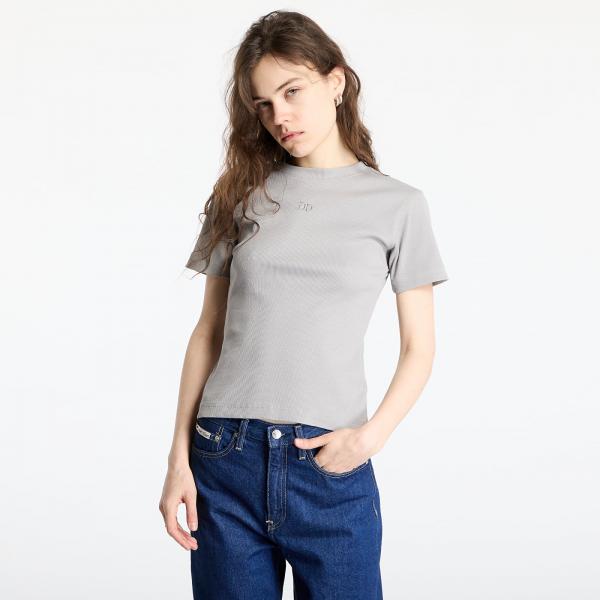 Tričko Daily Paper Unit Rib Fitted T-Shirt Wet Weather XS