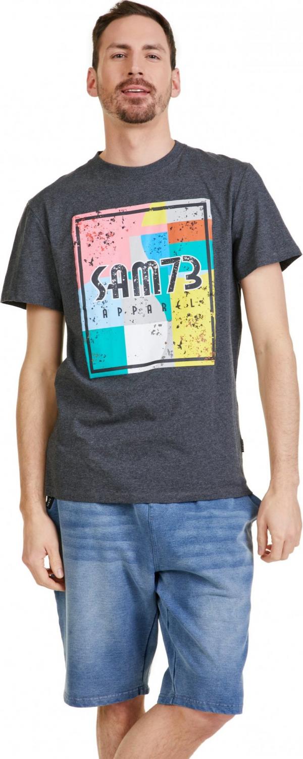 SAM 73 Pánské triko ELIJAH Černá