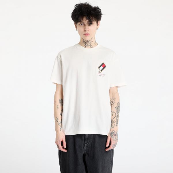 Tričko Tommy Jeans Relaxed Novelty 1 Tee White S