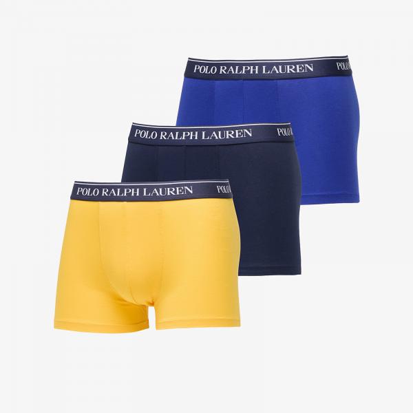 Boxerky Ralph Lauren Classic Trunk 3-Pack Multicolor S