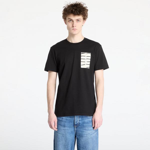 Tričko Calvin Klein Jeans Serif Box Graphic Tee Black XL