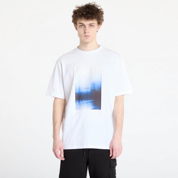 Tričko Calvin Klein Jeans Hazy City Tee White L