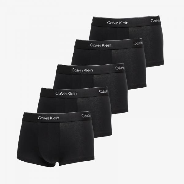 Boxerky Calvin Klein Icon Cotton Stretch Low Rise Trunk 5-Pack Black XL
