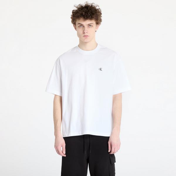 Tričko Calvin Klein Jeans Ss Relaxed Archive Logo Tee White XL