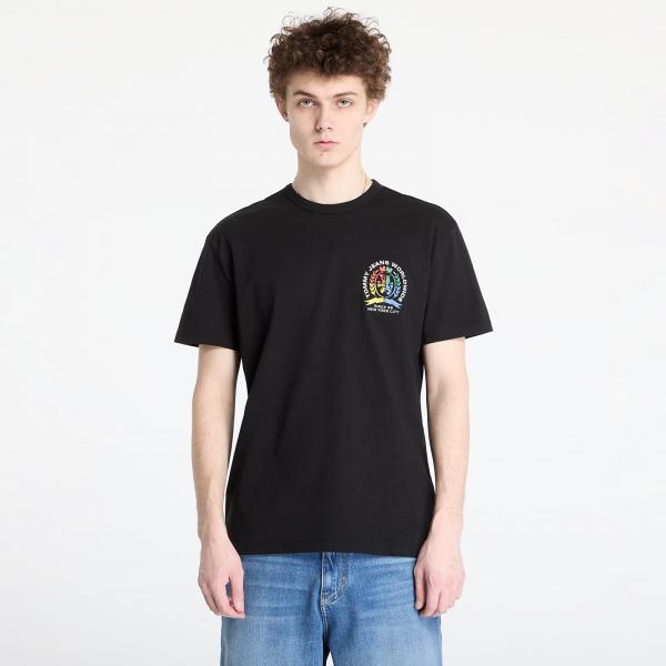 Tričko Tommy Jeans Regular Pop Crest Tee Black L