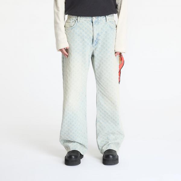 Džíny MISBHV Monogram Ocean Washed Jeans Pale Blue 33