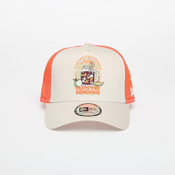 Kšiltovka New Era 9FORTY Af Trucker Summer Patch Stone/ Orange Universal