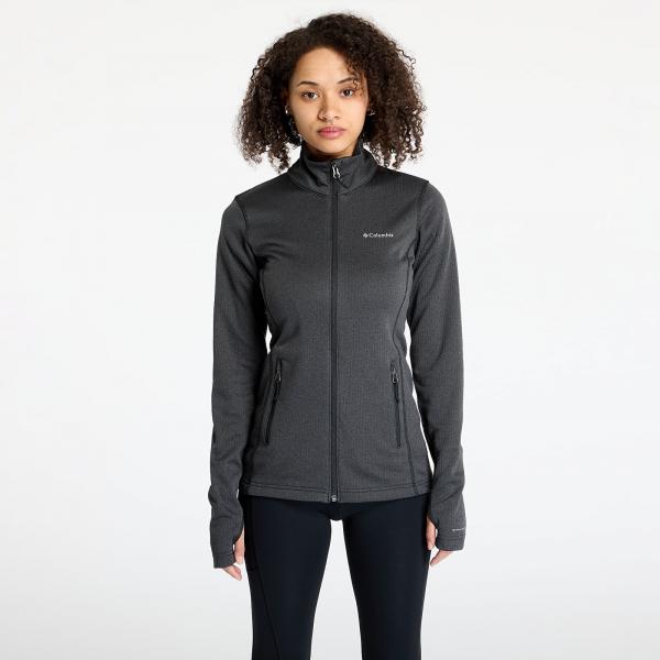 Mikina Columbia W Park View™ Grid Fleece Full Zip Black Heather L