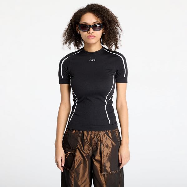 Tričko Off-White Seamless Shortsleeve T-Shirt Black/ White XS/S