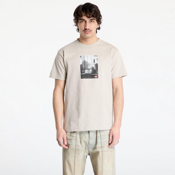 Tričko OBEY Osaka Photo T-Shirt Silver Grey M