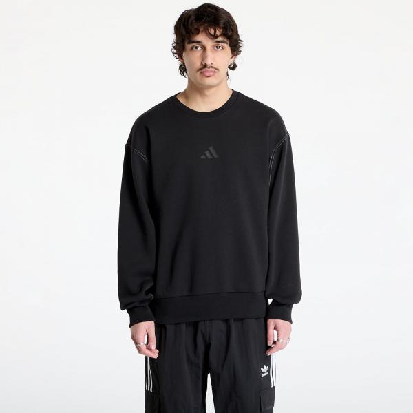 Mikina adidas All Szn Graphic Crew Sweatshirt Black/ Black/ Black S