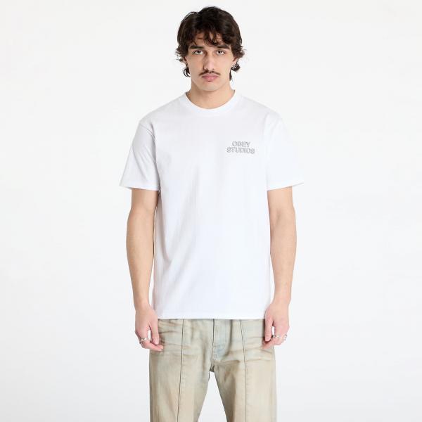 Tričko OBEY Studios Palette T-Shirt White XXL