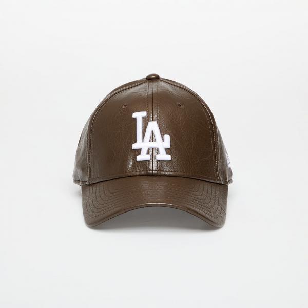 Kšiltovka New Era MLB Crinkled Pu 9FORTY Los Angeles Dodgers Walnut/ White Universal