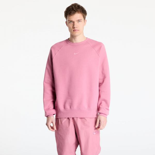 Mikina Nike x NOCTA Men's Fleece CS Crew Sweatshirt Desert Berry/ Elemental Pink XL