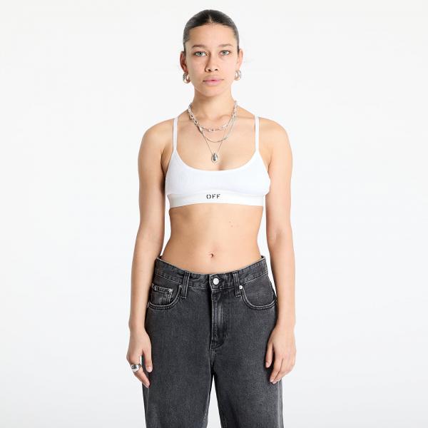 Podprsenka Off-White Off Rib Bralette White/ Black L