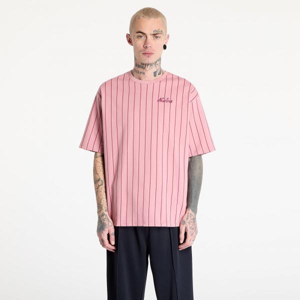 Tričko New Era Pinstripe Oversized T-Shirt UNISEX Dark Pink S