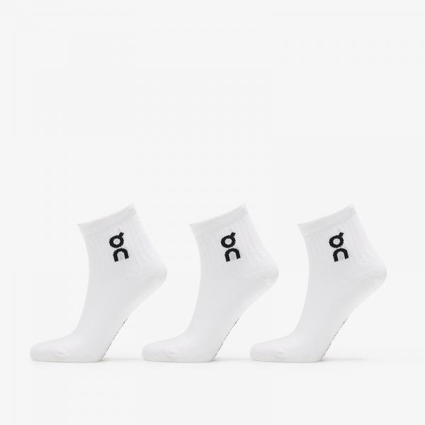 Ponožky On Logo Sock Mid 3-Pack White L