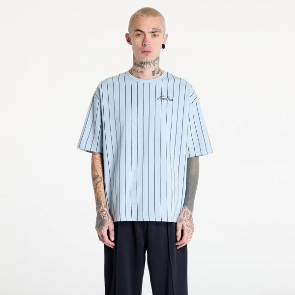 Tričko New Era Pinstripe Oversized T-Shirt UNISEX Pastel Blue S