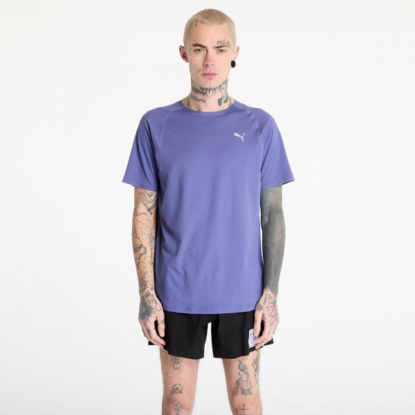 Tričko Puma M Run Cloudspun Tee Blue Crystal XL