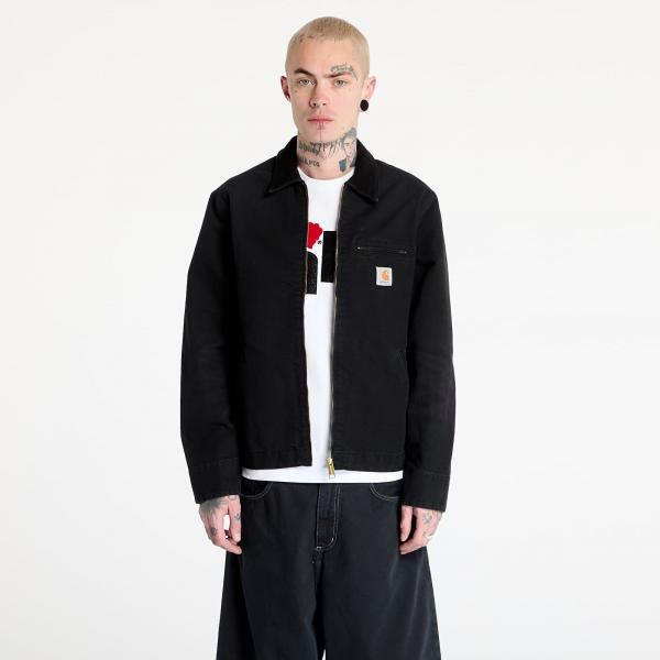 Bunda Carhartt WIP Detroit Jacket UNISEX Black/ Black Stone Canvas XS