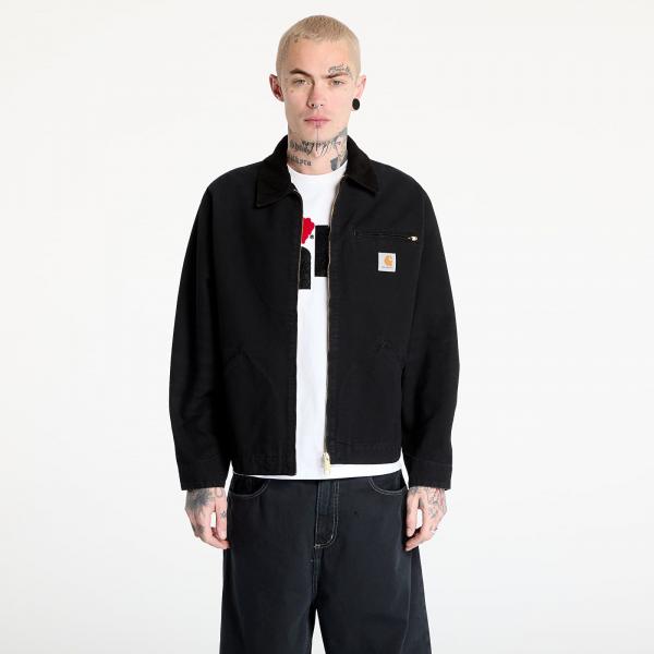 Bunda Carhartt WIP OG Detroit Jacket UNISEX Black/ Black Aged Canvas S