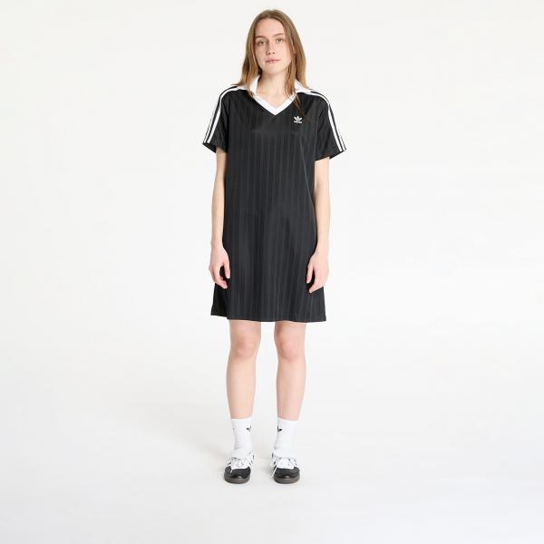 Dres adidas Adicolor Football Jacquard V-Neck Dress Black/ Black XL